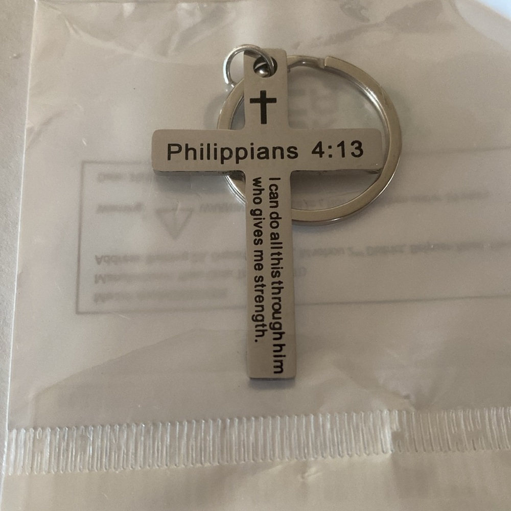 Bible Verse Keychain NIP - Picture 2 of 9